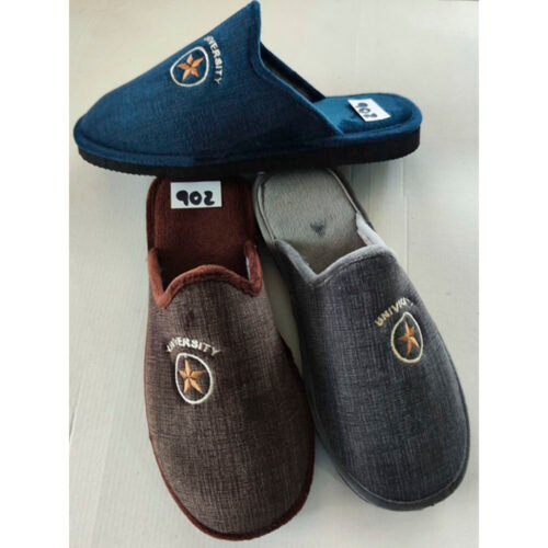 Zapatillas descalzas caballero University con piso ligero La Barca® 39 a 46 Tricolor (Marino Gris Marron) 902 CAJA