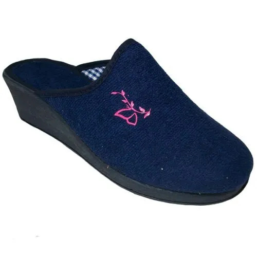 Zapatilla de casa de señora La Barca Marino 927
