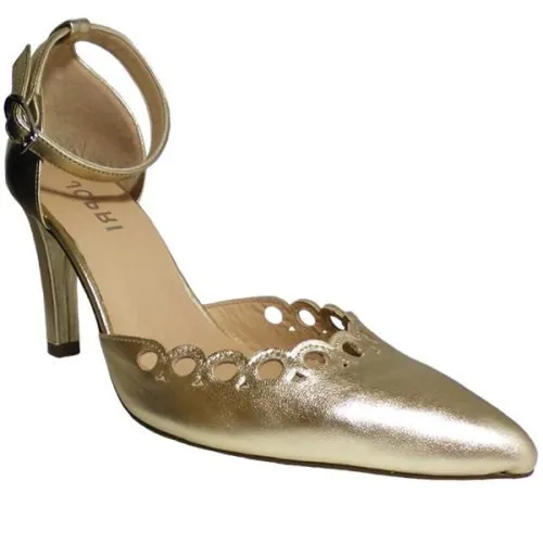 Zapato mujer piel, planta y forro piel Champagne 35/41 93-1454