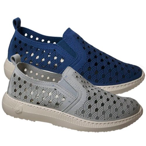 Adeportivado con elásticos laterales PLUMAFLEX 35/42 Gris Marino  A03707