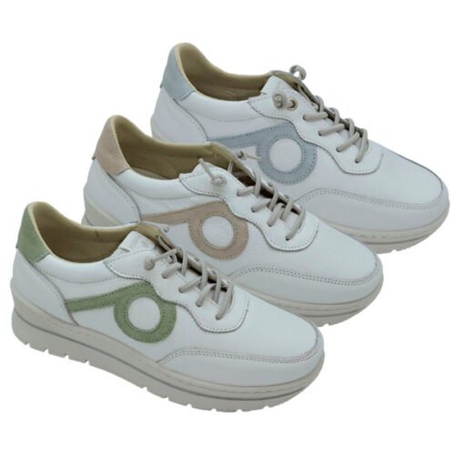 Deportivas Plumaflex® en Piel Auténtica Mujer | Diseño Urbano — Deportivos con piso de cu (Mod. 1) · Mayorista