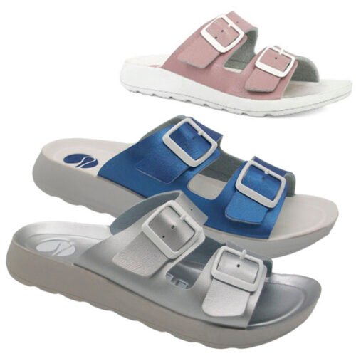 Pinki señora con hebillas 35 a 41 Argento Jeans Rosa  AG12