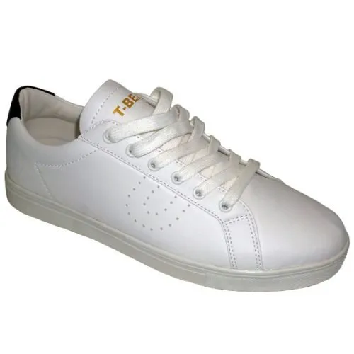 Zapatillas deportivas Blanco/marino, tallas 36/45 Marca T-BEAR, Modelo JLM18-2