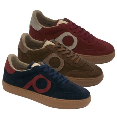 Zapatillas Deportivas para caballero de Serraje con Piso de Plataforma Plumaflex 40 a 45 Marino Cacao Burdeos P00700