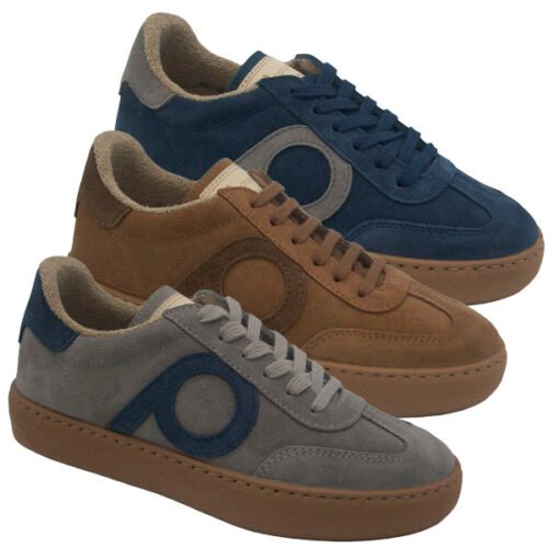 Zapatillas Deportivas para señora de Serraje con Piso de Plataforma Plumaflex 35 a 42 Gris Cuero Jeans P00700