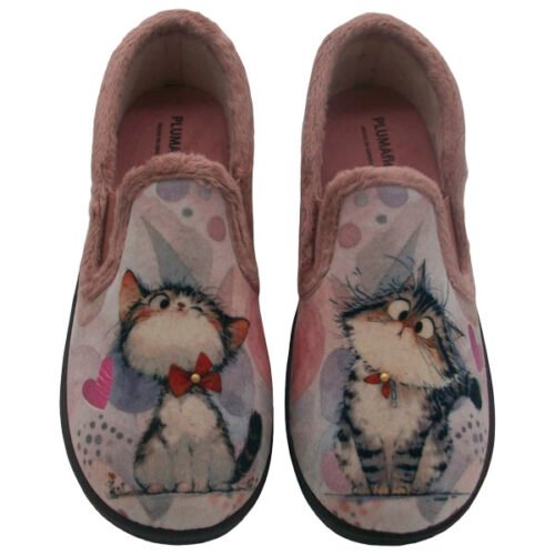 Zapatillas de chica cerradas con elastico PlumaFlex 35 a 42 Maquillaje R12059X