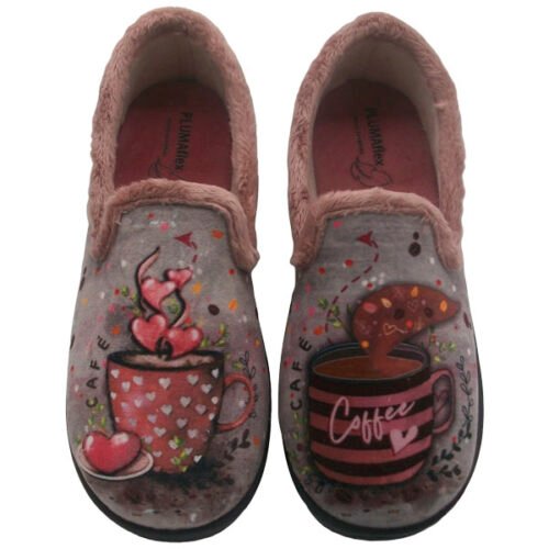 Zapatillas cerradas de chica Coffee PlumaFlex 35 a 42 Salmon R12079X