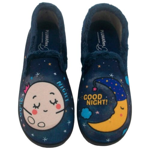 Zapatillas de chica cerradas Good Night! PlumaFlex 35 a 42 Marino R12080X