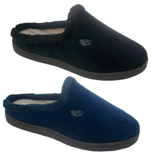Zapatillas semidescalzas de caballero Clasicas PlumaFlex 39 a 46 Marino Negro R12089X