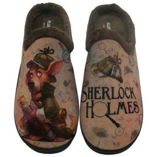 Zapatillas semidescalzas caballero Sherlock Holmes PlumaFlex 39 a 46 Kaki R12229