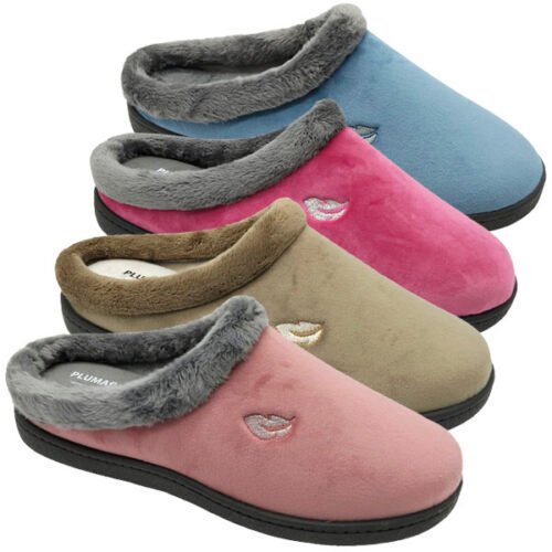 Zapatillas semidescalzas señora lisas Plumaflex 35 a 42 Maquillaje Beige Fucsia Jeans R12230