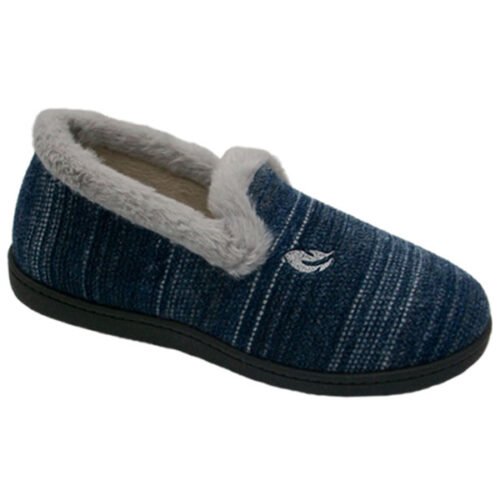 Zapatilla cerrada de chica con pelo largo PlumaFlex 35 a 42 Marino R12285X