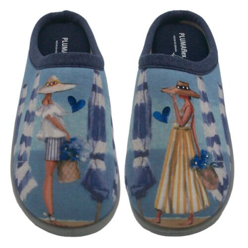 Zapatillas descalzas de chica en Fantasia PlumaFlex 35 a 42 Azul R123174