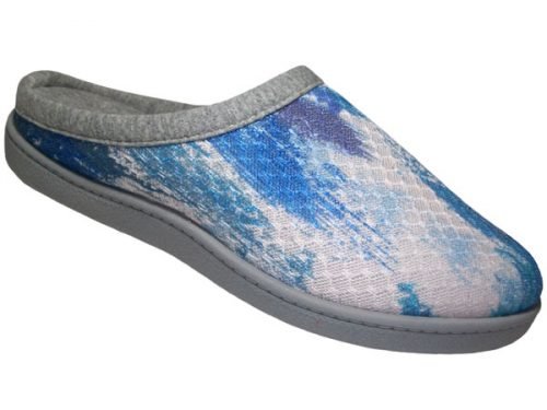 Zapatilla descalza con plantilla superesponja y piso ligero 35/41 Azul R12327X