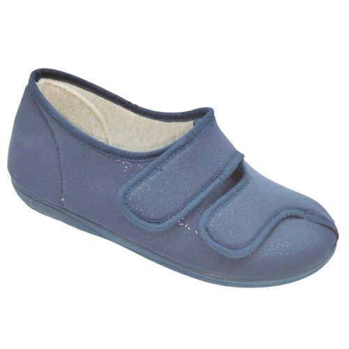 Zapatillas Terapéuticas Mujer Ortho Soluciones con Velcro Verano - Marino (Mod. 900)