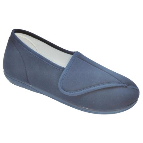 Zapatillas Terapéuticas Mujer Ortho Soluciones con Velcro Verano – Marino (Mod. 902)